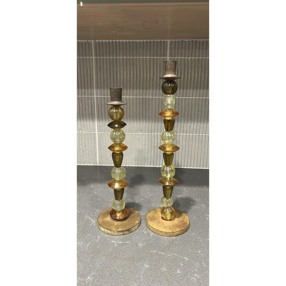 Set of Zodax Candlestick Holders
